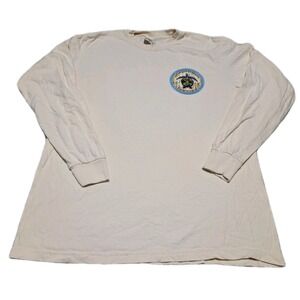 Comfort Colors T-Shirt Mens M Cream Clearwater Beach Florida Sea Turtle Graphic